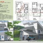 Plan: D2-25 (2,163 sqf ) 2 Tingkat <3,000sqf