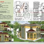 Plan: D2-01 (2,040 sqf ) 2 Tingkat <3,000sqf